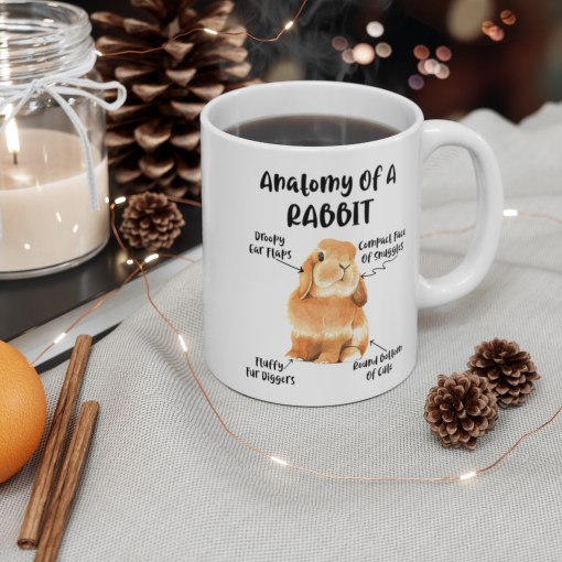 Anatomy Of A Rabbit Mug