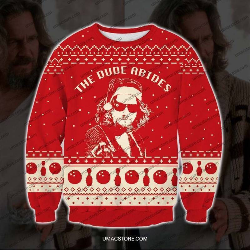 The Big Lebowski 3D Print Ugly Christmas Sweatshirt V4