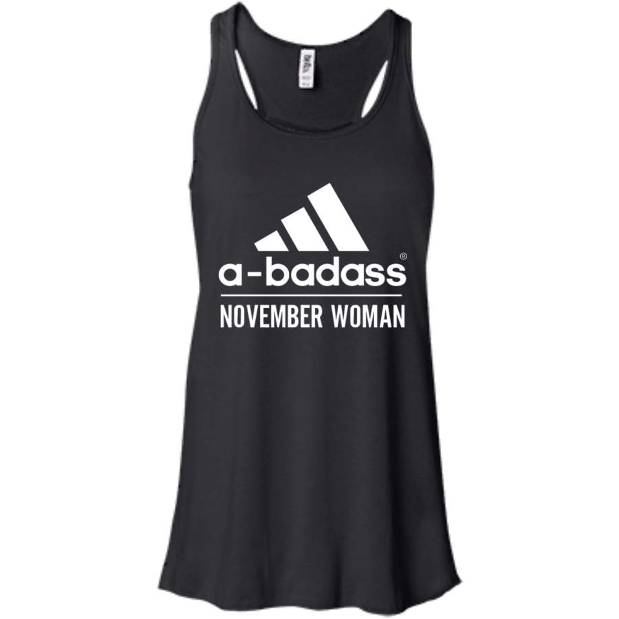 AGR A Badass November Woman Shirt Racerback