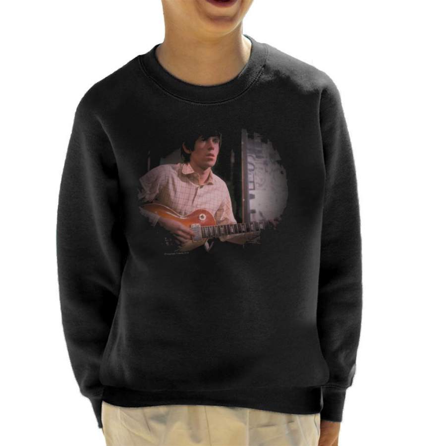 TV Times Keith Richards Les Paul Rolling Stones Kid’s Sweatshirt