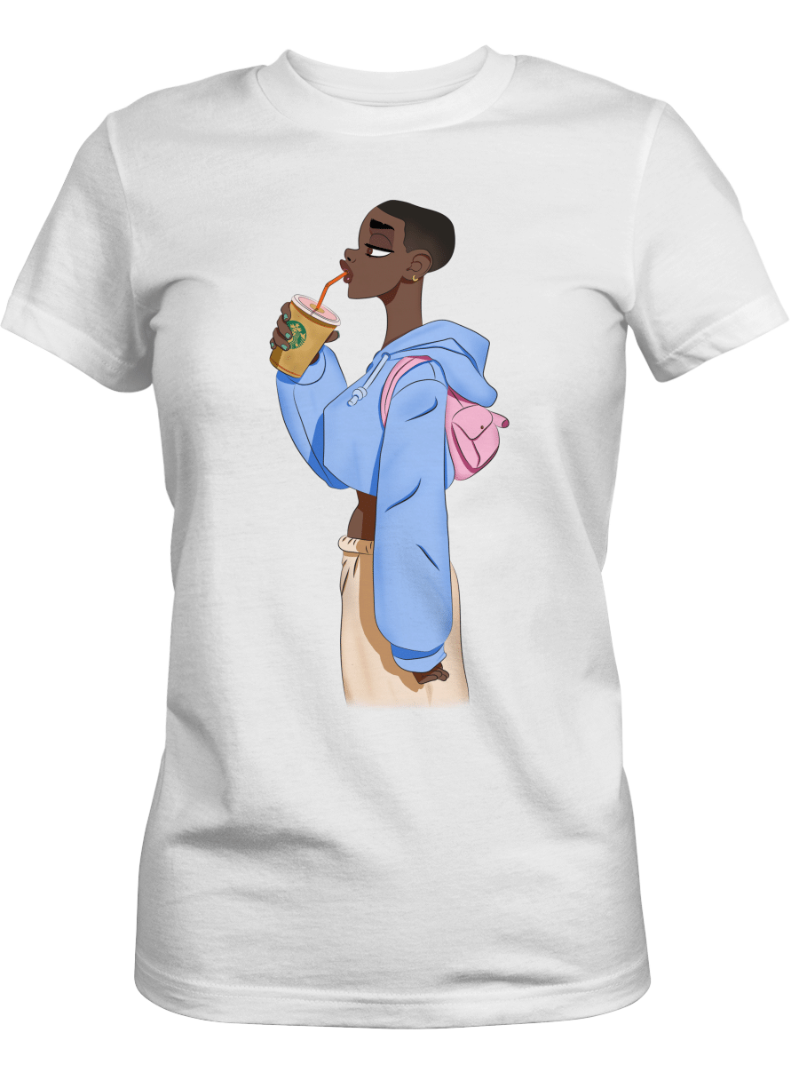 Shirt For Black Girl Style Short Hair Art Shirt