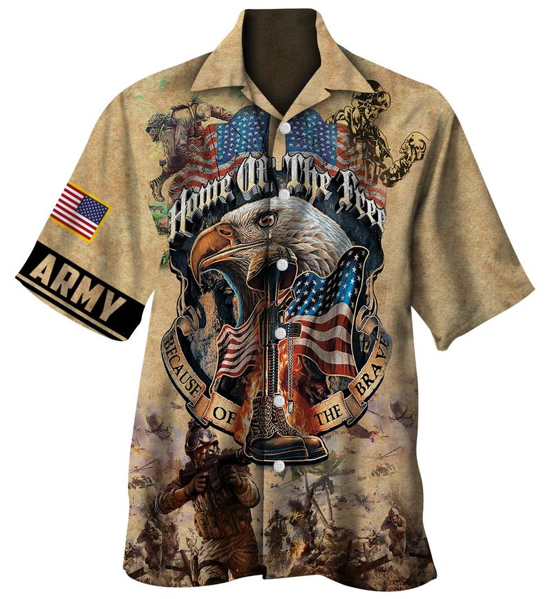 Army Veteran Hawaiian Shirt Pre13602