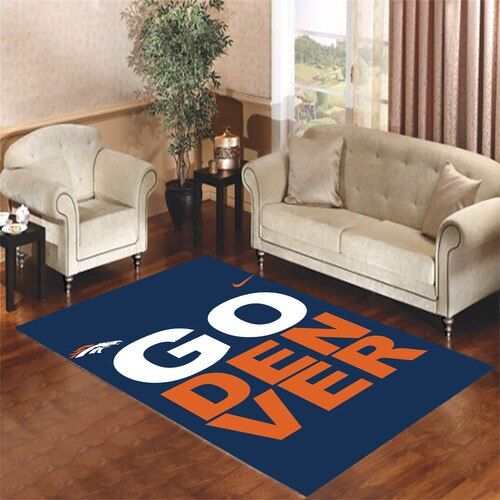 Denver Broncos 01 Living Room Carpet Rugs Area Rug For Living Room Bedroom Rug Home Decor