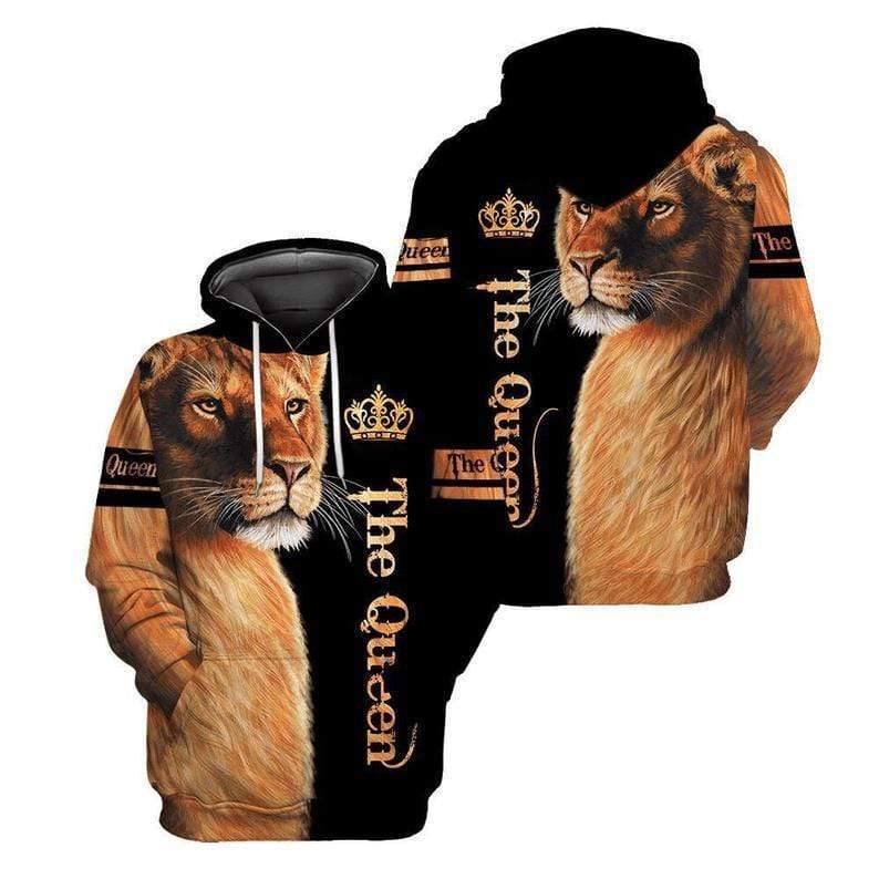 The Queen Lioness Hoodie 3D All over print #51220v