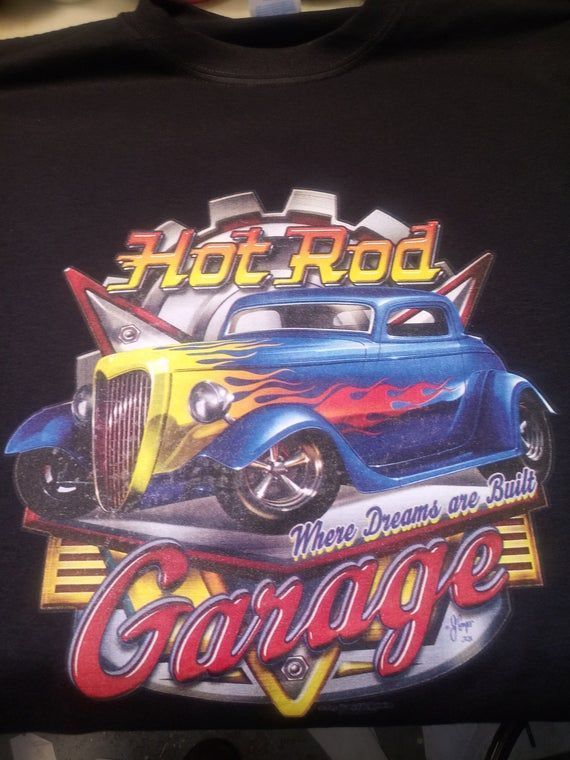 Hot Rod Garage Shirt Hot Rod Shirt Hot Rod Apparel Shirt