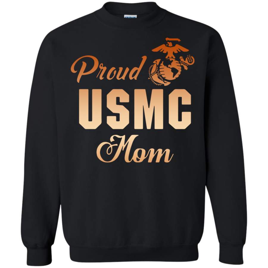 Proud USMC Marine Corps Mom Pullover Sweatshirt – Teeever.com