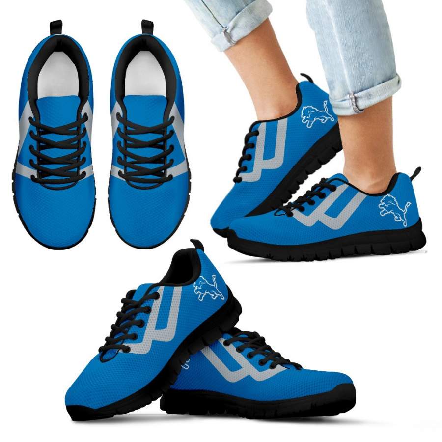 Line Bottom Straight Detroit Lions Sneakers