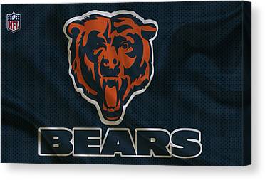 33 Chicago Bears Joe Hamilton Canvas Print