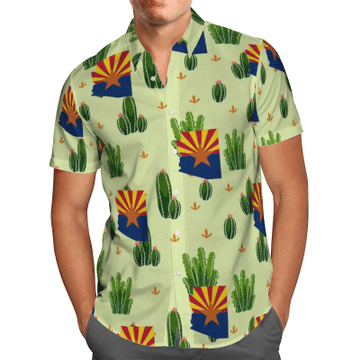 Arizona Cactus Hawaiian Shirt | Unisex | Adult | Hw6499