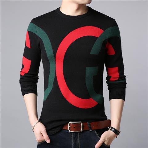 2022 Mens High End Fashion Brand Knitted Pullover Sweater Men Half Turtle Neck Autum Winter Woolen Casual Jumper Clothes alx