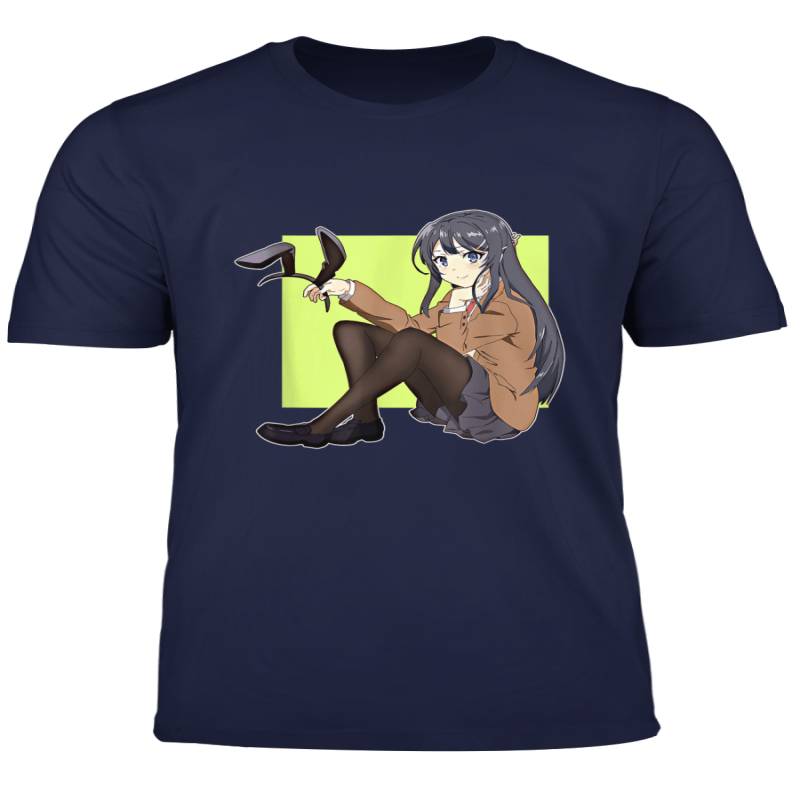 Anime Manga Bunny Girl Senpai School Costume T Shirt