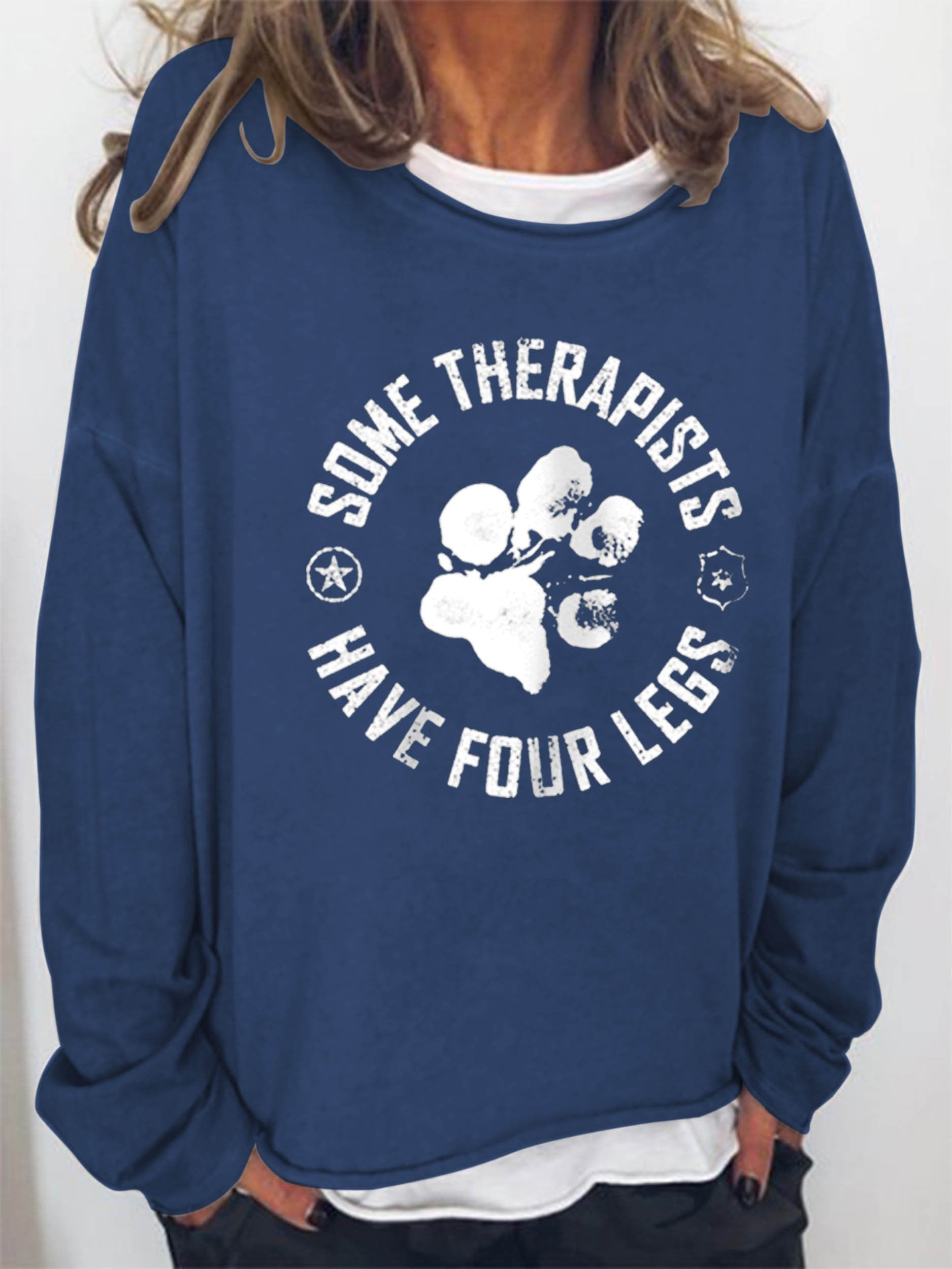 Women Some Therapists Have Four Legs Long Sleeve Top
