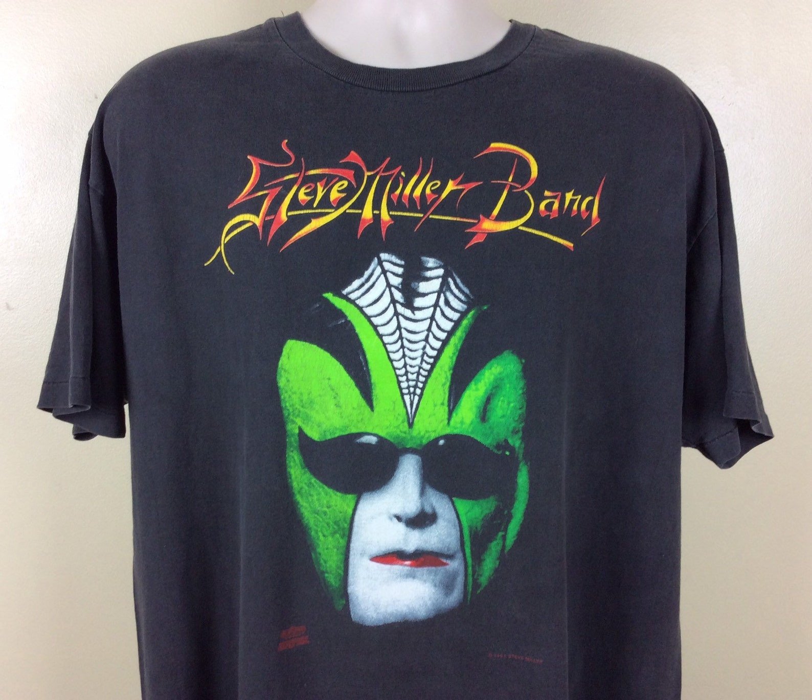 Vtg 1991 Steve Miller Band The Joker T Shirt Black 90S Classic Rock Band