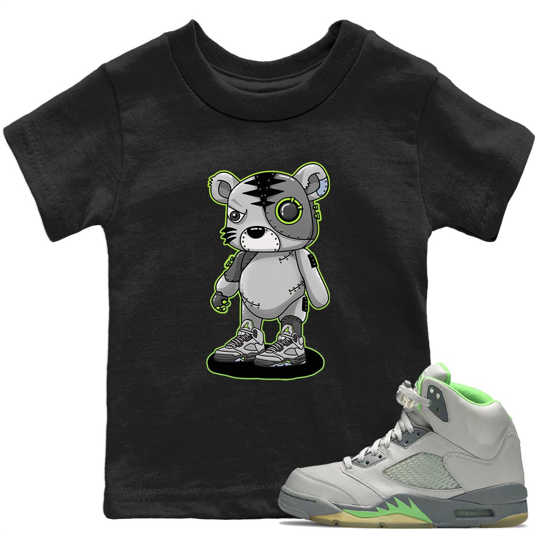 Cyborg Tiger T-Shirt – Air Jordan 5 Green Bean Baby & Youth