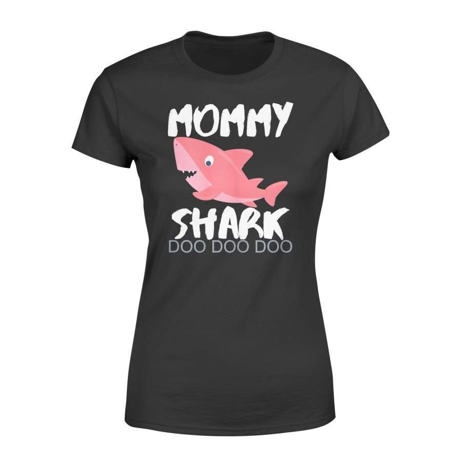 Birthday T Shirt Mommy Shark T-Shirt – Standard Women’s T-shirt