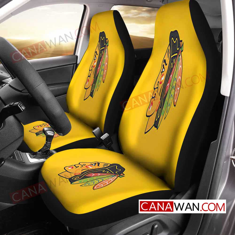 Chicago Blackhawks Style059 3D Customized Personalized Car Seat Cover