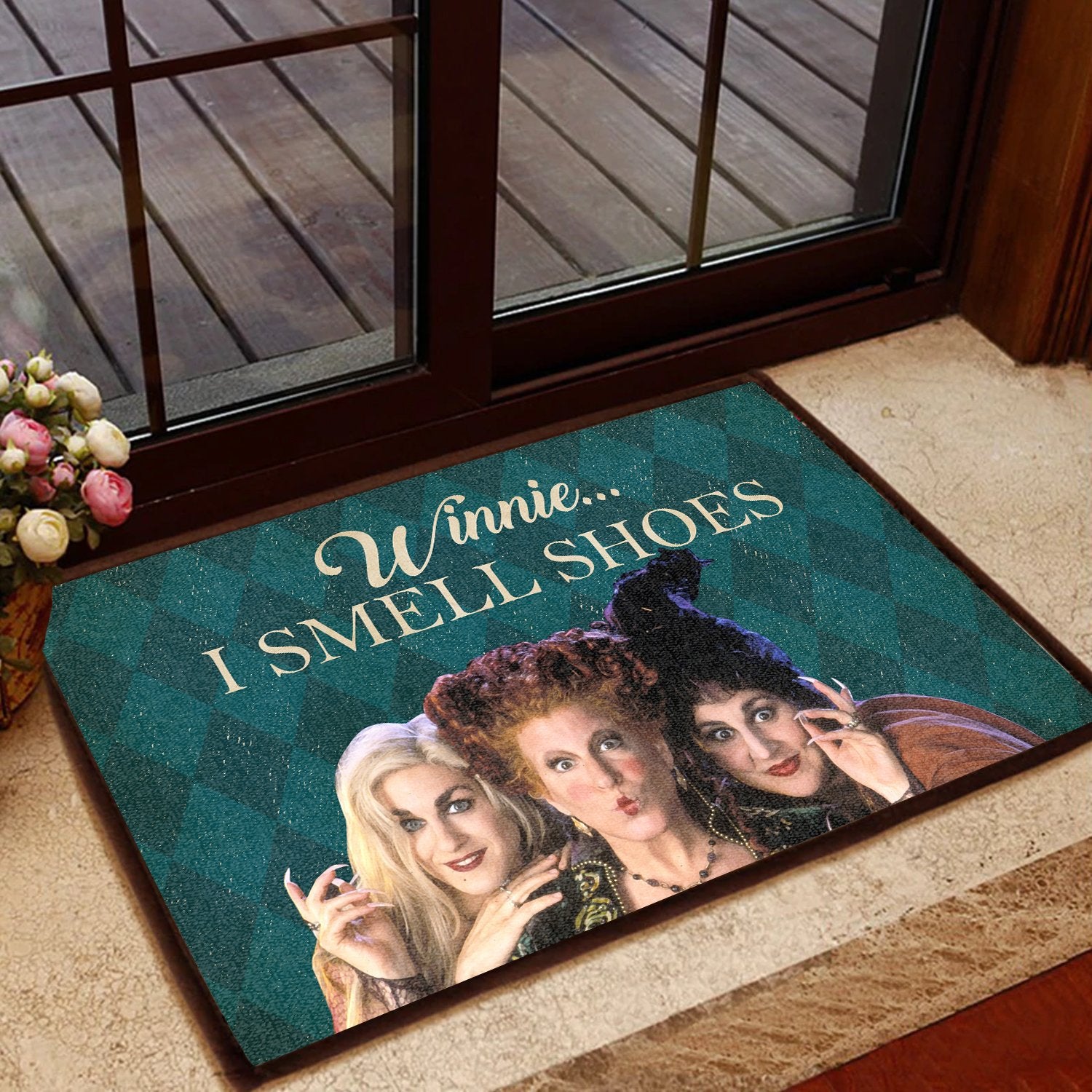 Winnie I Smell Shoes All Over Printing Doormat Pre2239