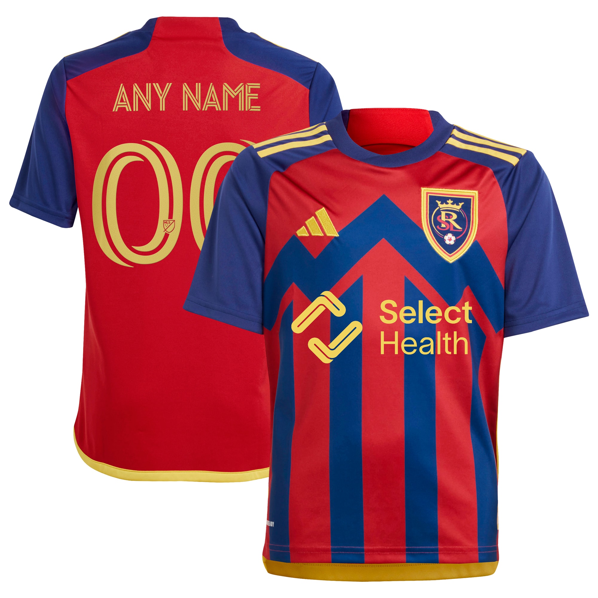 Real Salt Lake Youth 2024 Peak Utah Replica Custom Jersey  Red