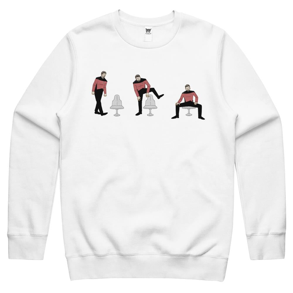 Riker Sitting Crewneck Sweatshirt