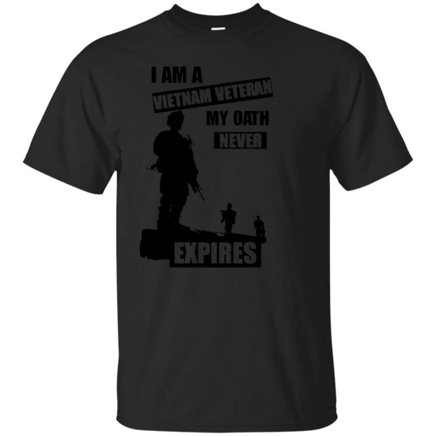 AGR Men’s I Am A Vietnam Veteran, My Oath Never Expires Tshirt