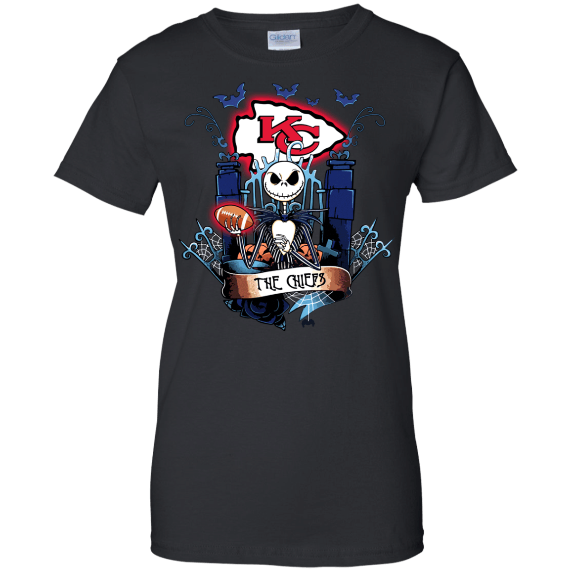 Buy Kansas City Chiefs Halloween The Nightmare Before Christmas Shirts