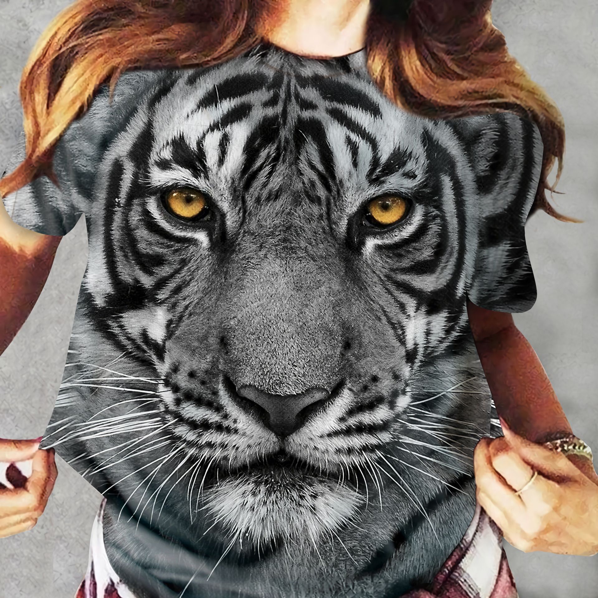 Tiger Ver08 Dadj190721Ltl Unisex 3D T-Shirt All Over Print