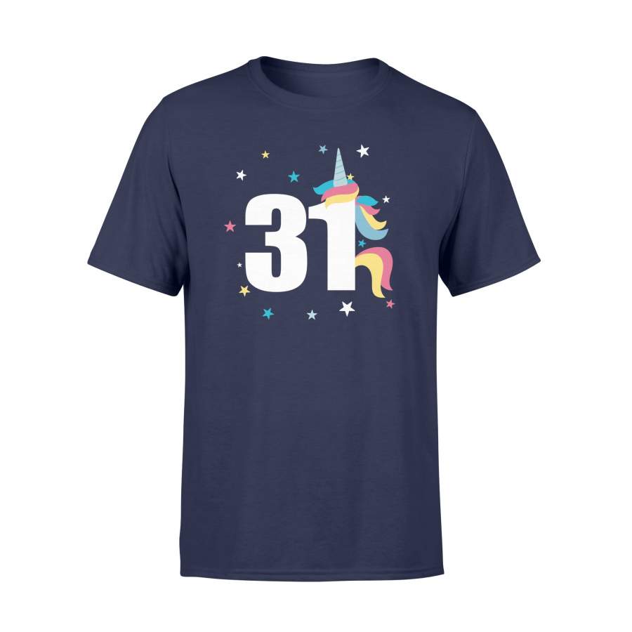 31st Birthday Unicorn 31 Years Old Birthday T-Shirt