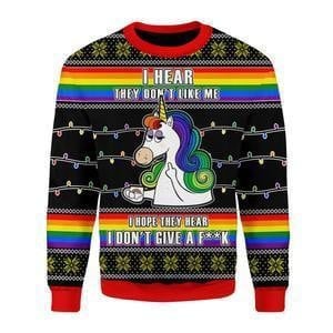 Unicorn Ugly Christmas Sweater, For Men & Women