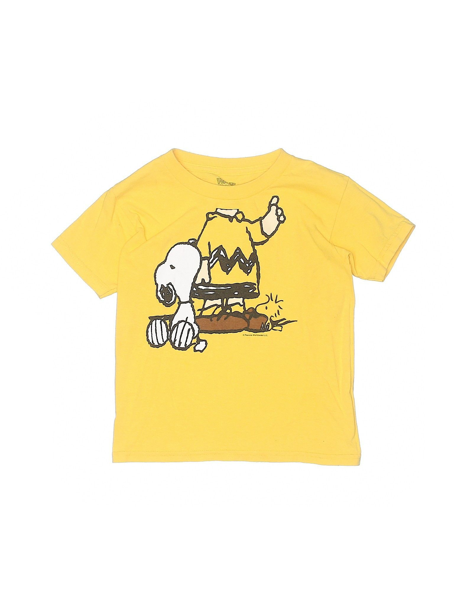 Peanuts Shirt Yellow Boy S Tops 5 Shirt