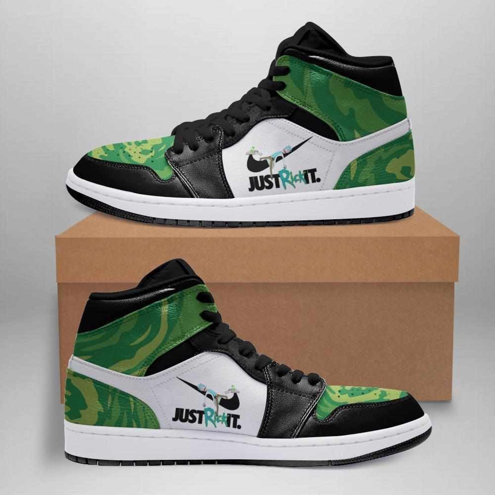 Rick And Morty Ha19 Custom Air Jordan Sneaker2021 Shoes Sport Sneakers Air Jordan High Sneakers Sport Sneakers