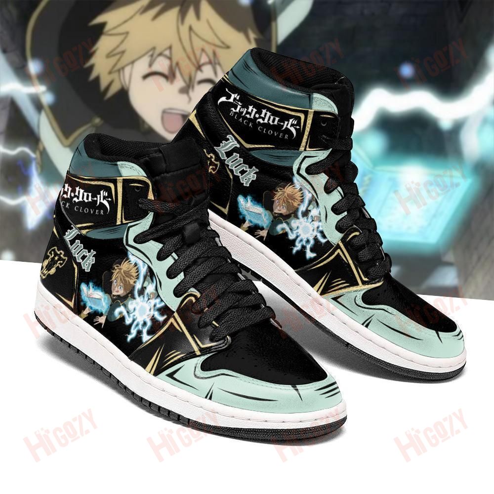 Black Bull Luck Voltia Sneakers Black Clover Anime Shoes