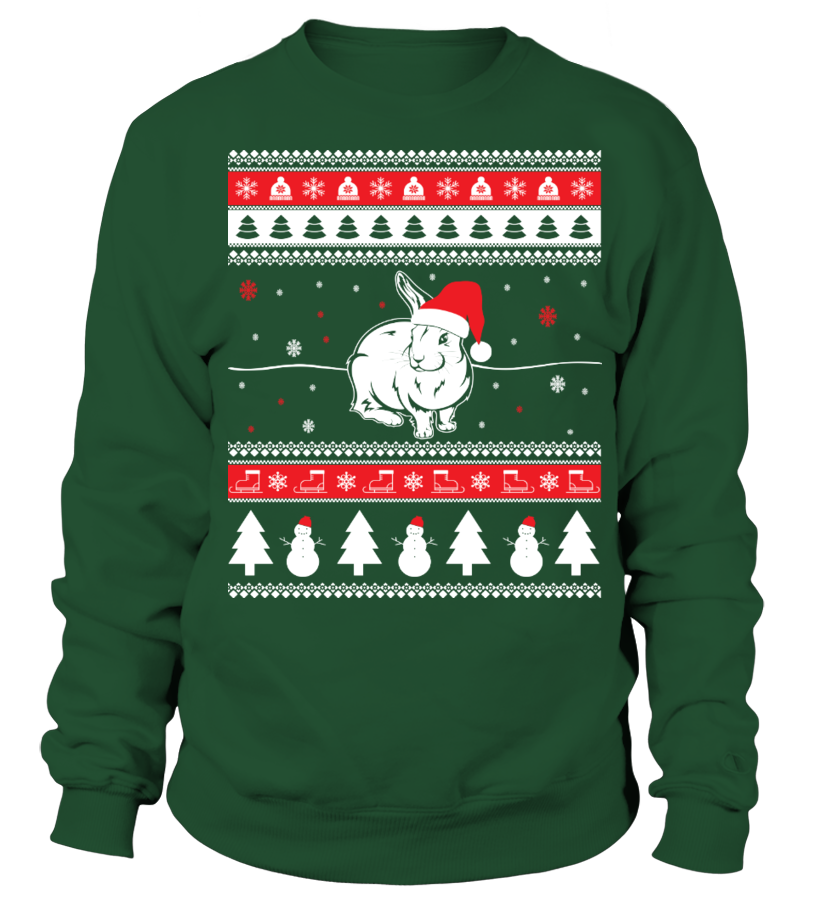 Rabbit Ugly Christmas Sweater T Shirts C-Ounf1