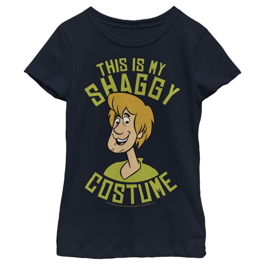 Scooby Doo Girl’s This Is My Shaggy Costume  T Shirt