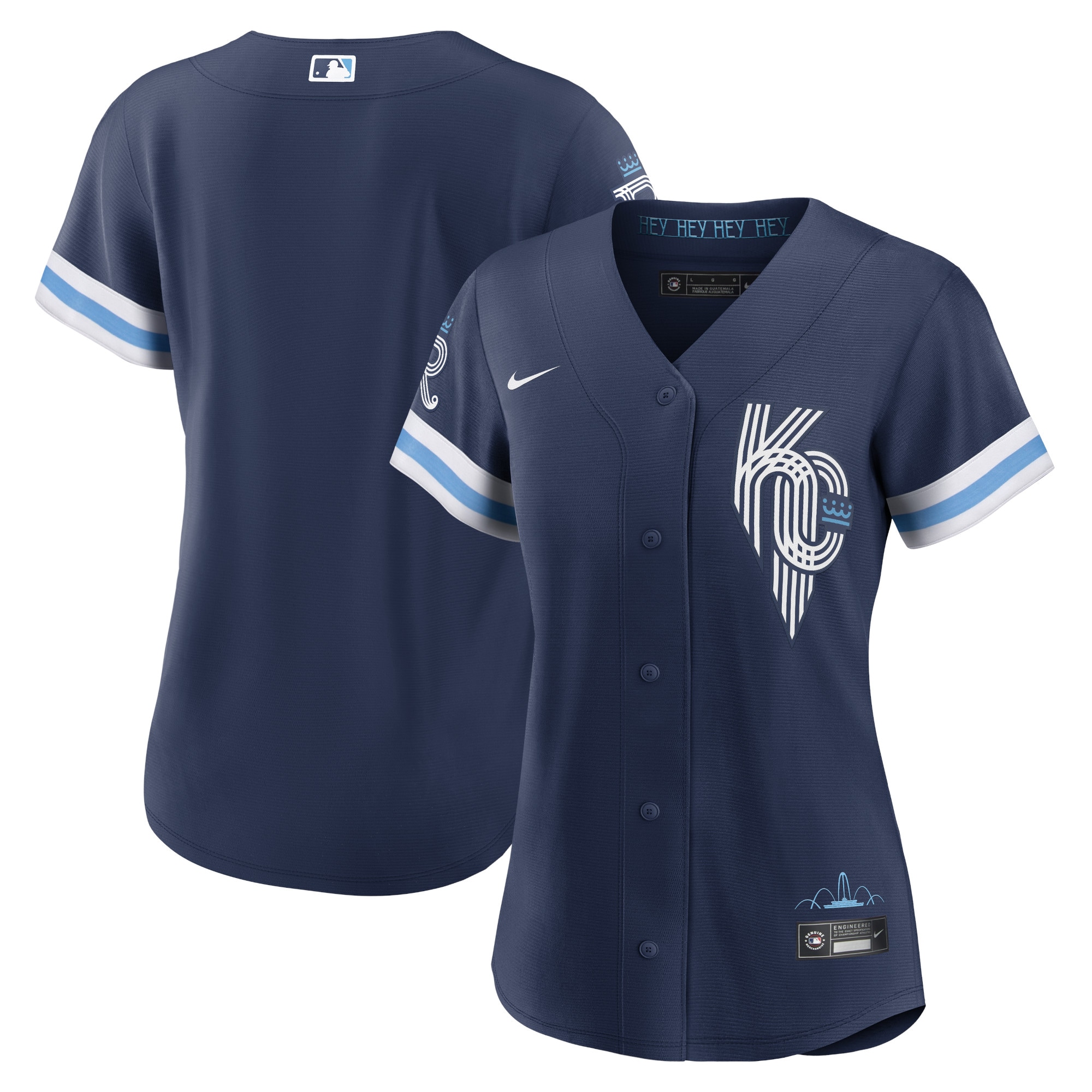 Women’s Kansas City Royals Navy 2022 City Connect Replica Jersey