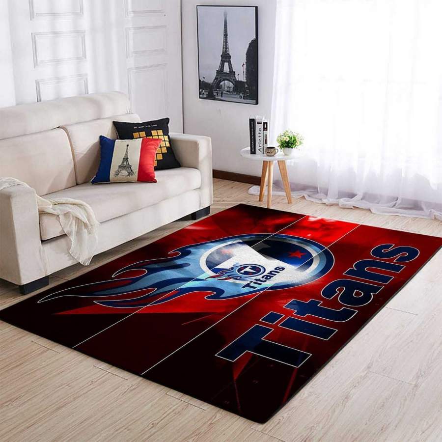 Tennessee Titans Area Rugs Living Room Carpet STT101201 Local Brands Floor Decor The US Decor