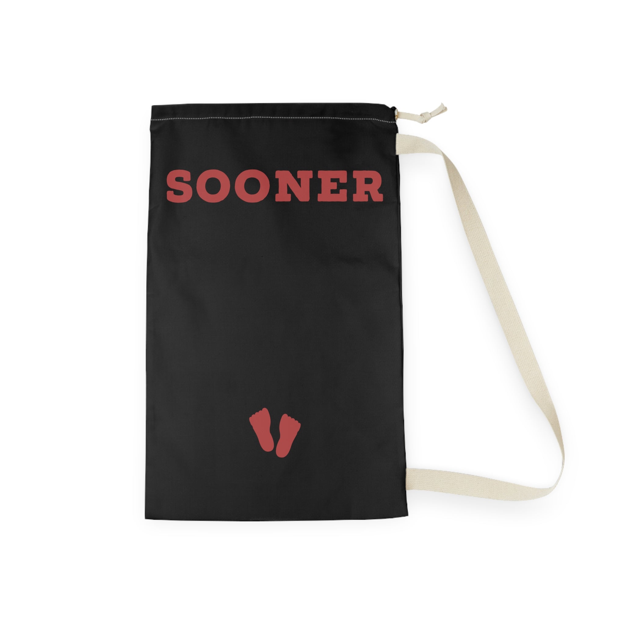 Sooner In The Making Future Mom Shirt Laundry Bag