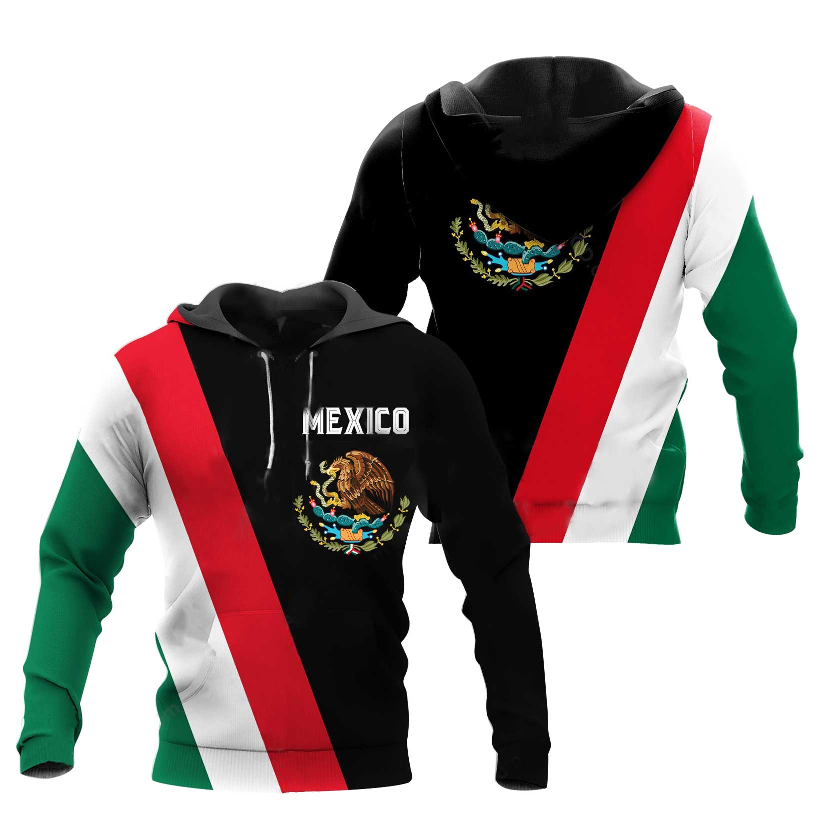 ViticStore™ Mexico National Symbol – 3D All over printed 3XL Hoodie, gift for Mexican, Mexican Culture, best gift ideas. unique presents