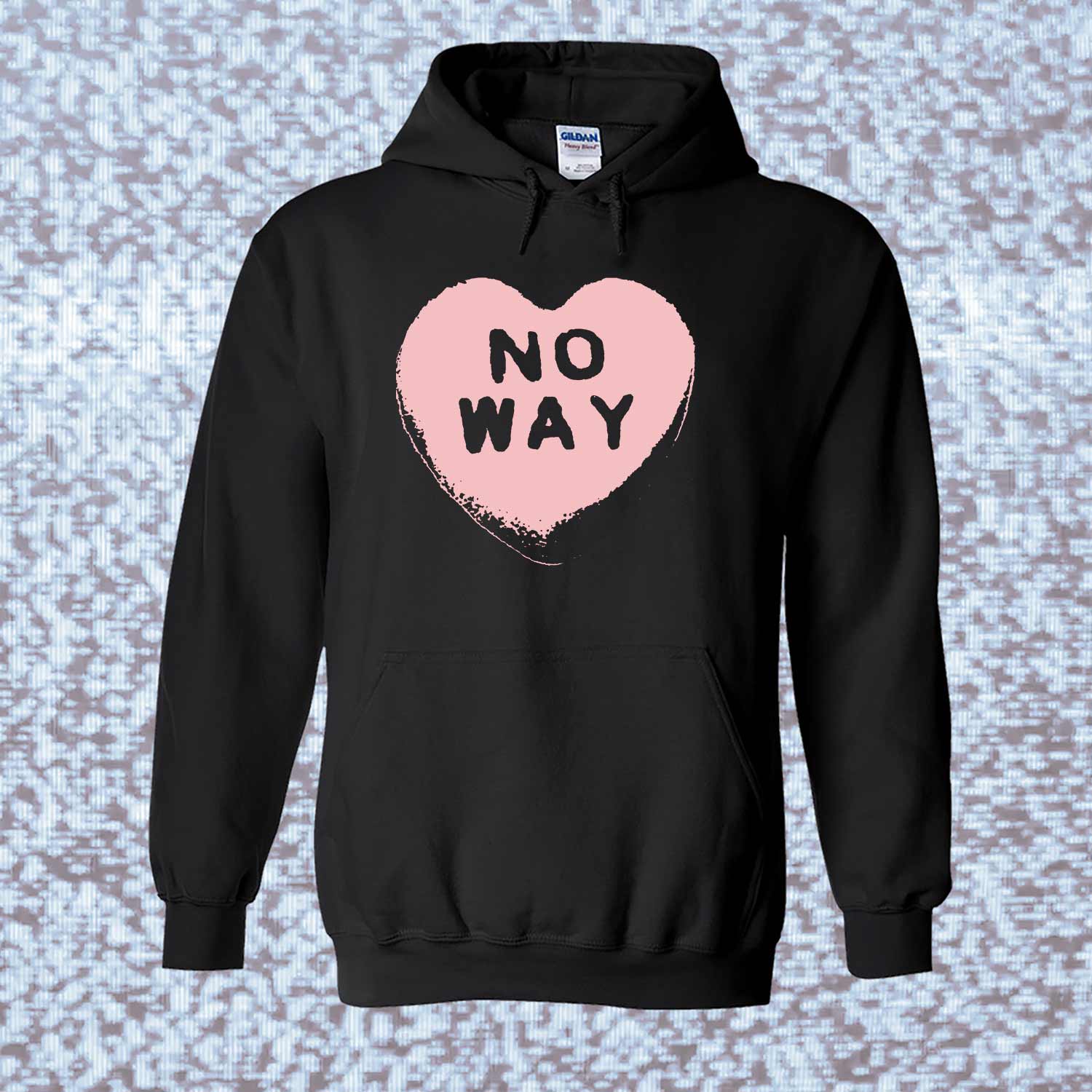 No Way Candy Heart Hoodie