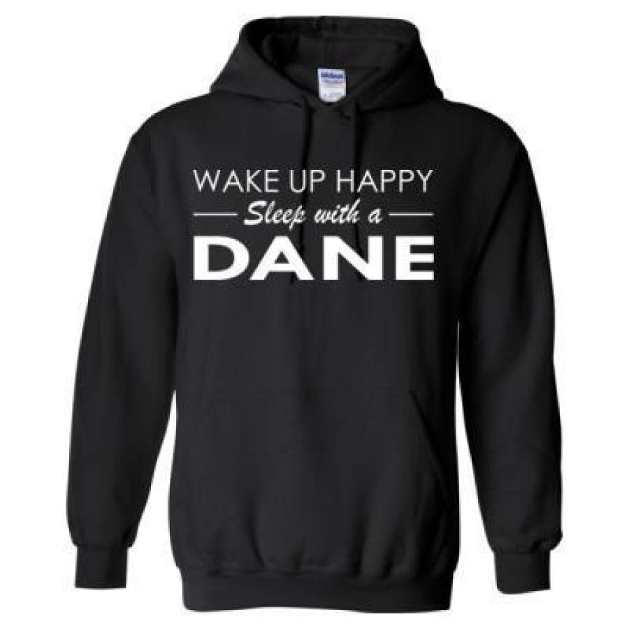 AGR Wake Up Happy Sleep With Dane – Heavy Blend™ Hooded Sweatshirt