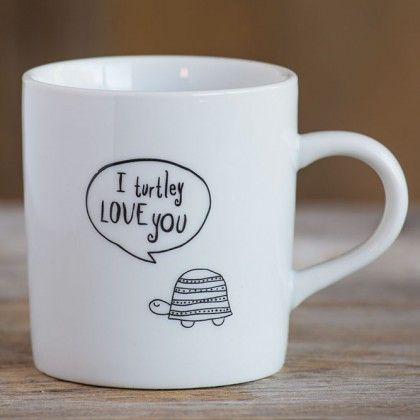 i turtley love you mug