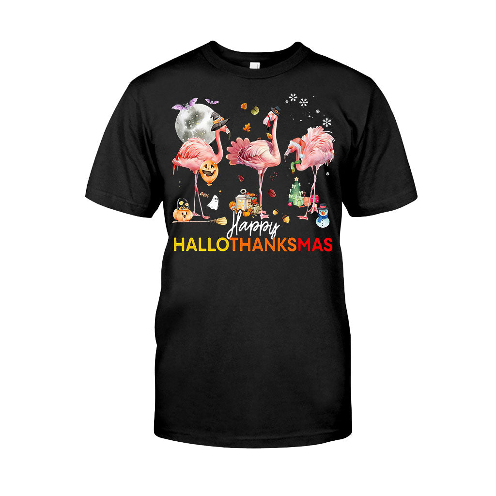 Hallothanksmas Flamingo – Halloween Shirts