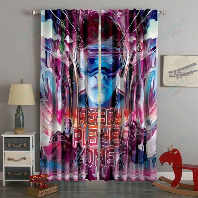 3D Printed Ready Player One Style Custom Living Room Curtains