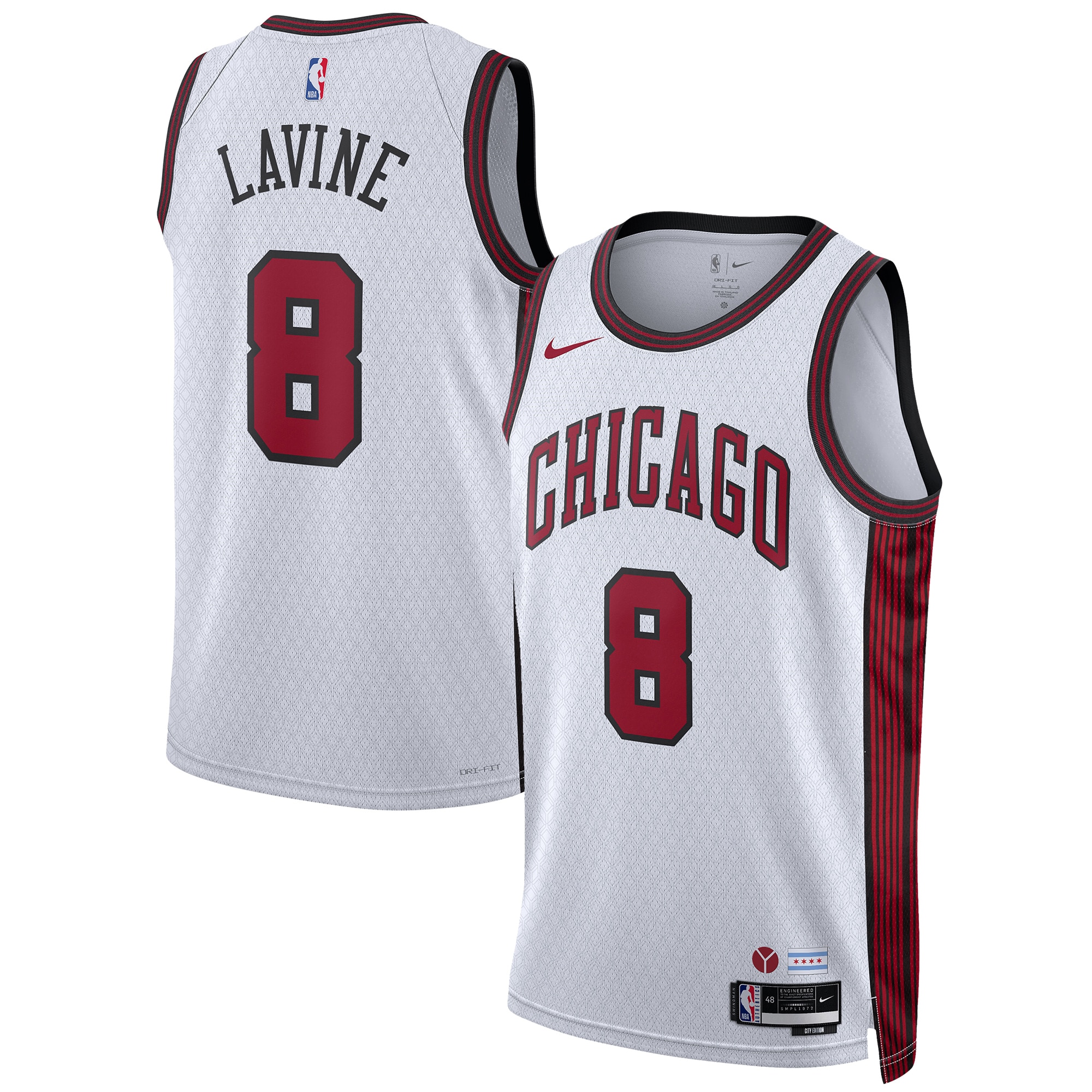 Zach LaVine Chicago Bulls Unisex 2022/23 Swingman Jersey – City Edition – White