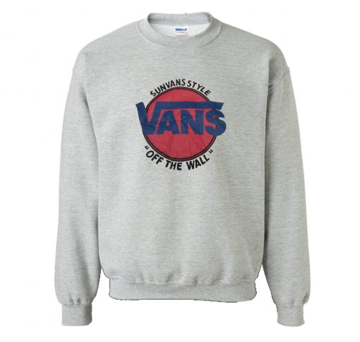 Vintage Vans Sunvans Style Logo Sweatshirt  (Oztmu)