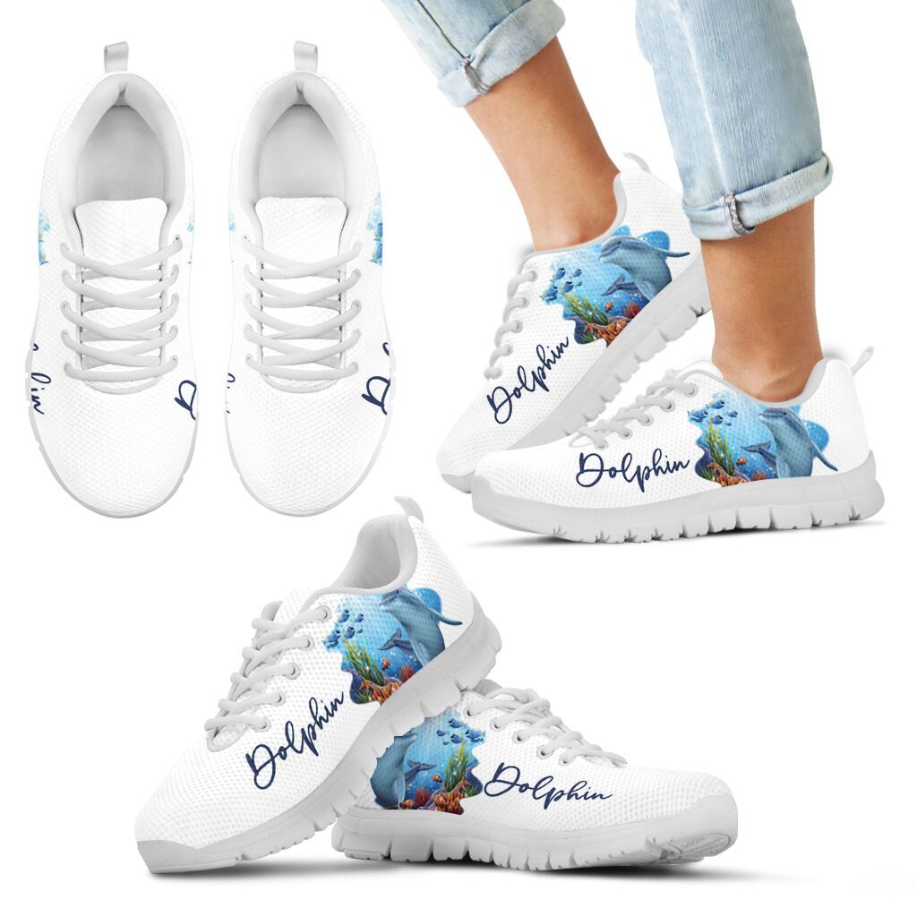 49KKANM-DOLPHIN SEA ANIMAL SNEAKERS