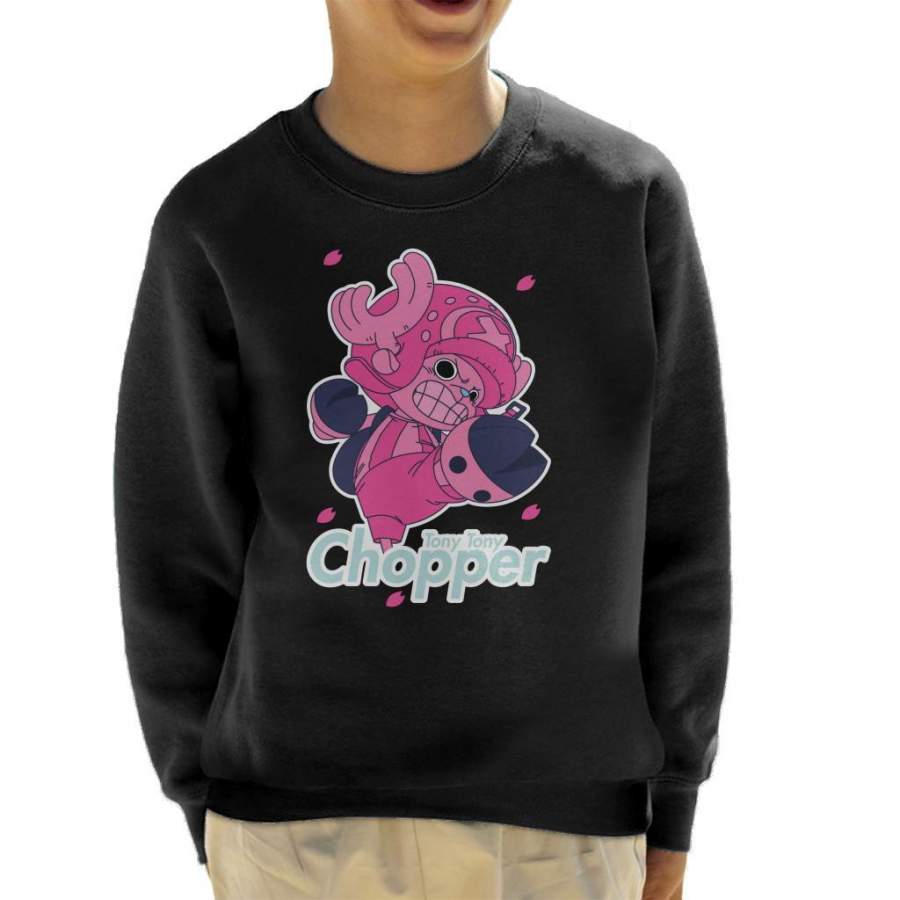 Tony Tony Chopper Kick One Piece Kid’s Sweatshirt