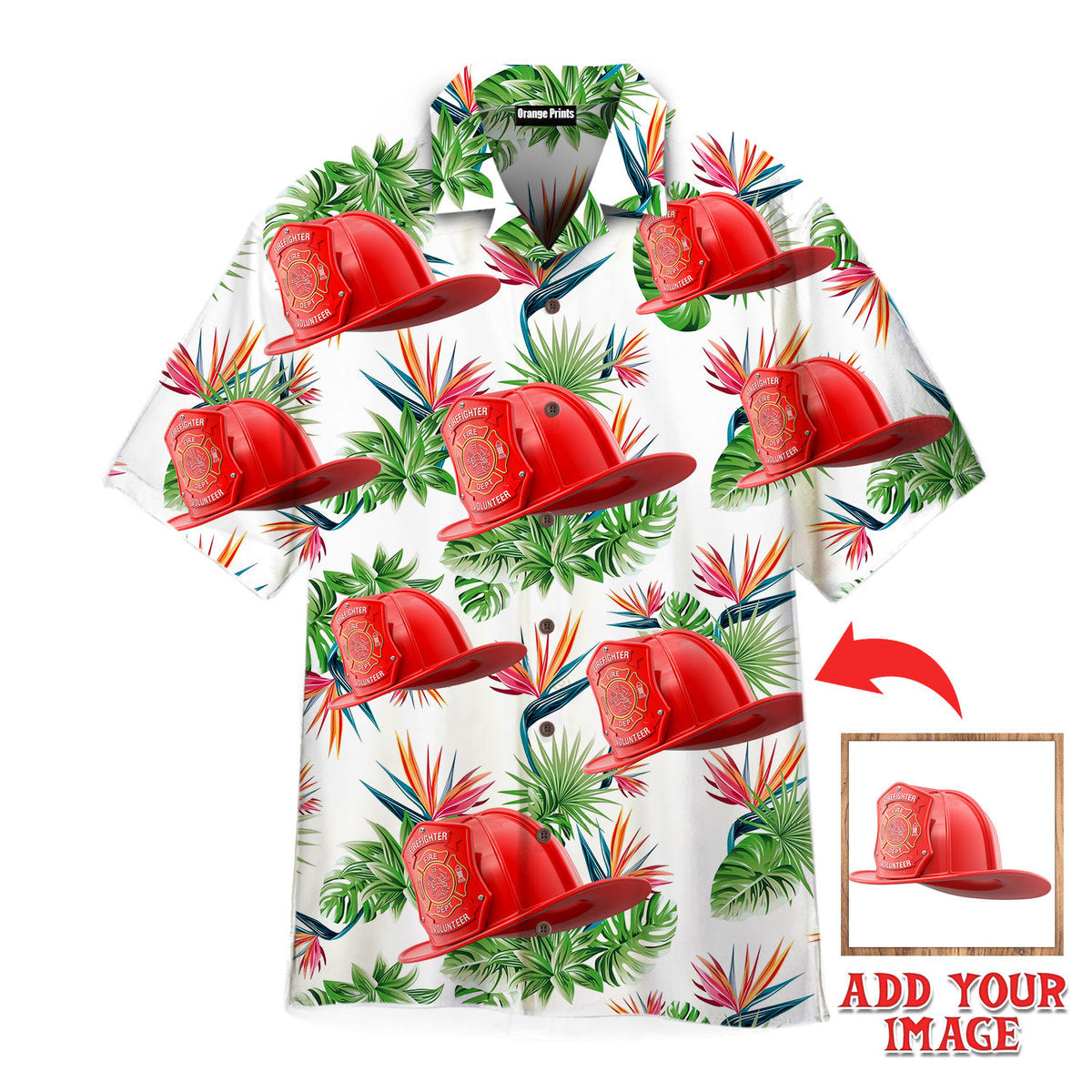 Your Favorite Image On Summer Seamless Custom Hawaiian Shirt | For Men & Women | Hwp1200