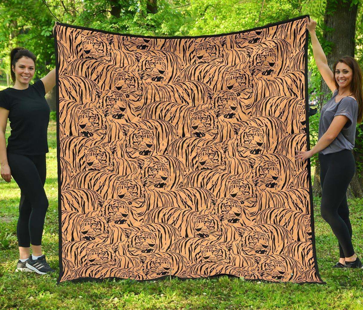 Bengal Tigers Pattern Dhcdhc Dt1910 Quilt Blanket