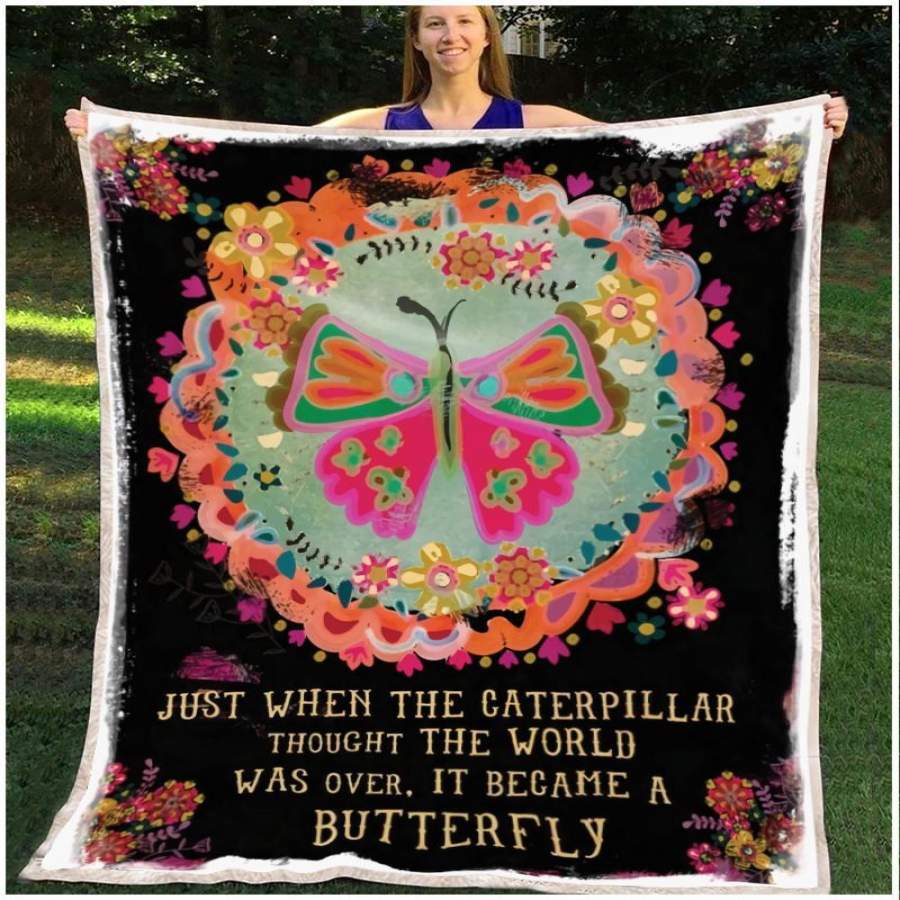 Blanket Gift For Butterfly Lovers It Became A Butterfly