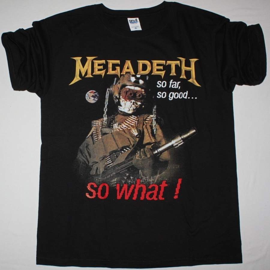 MEGADETH So Far, So Good, So What Black T-Shirt